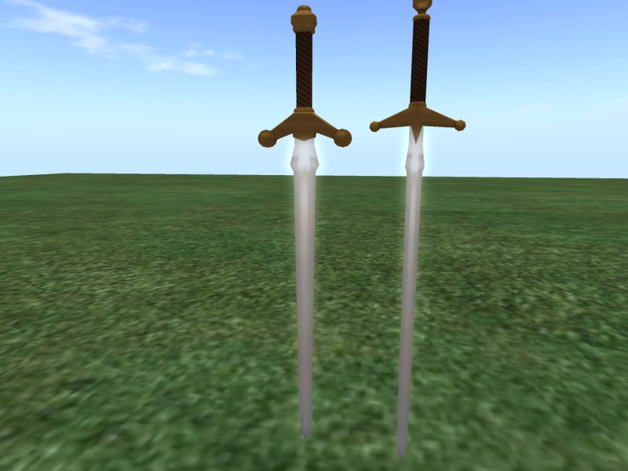 Second Life Marketplace TM Longsword & Broadsword Prop Swords